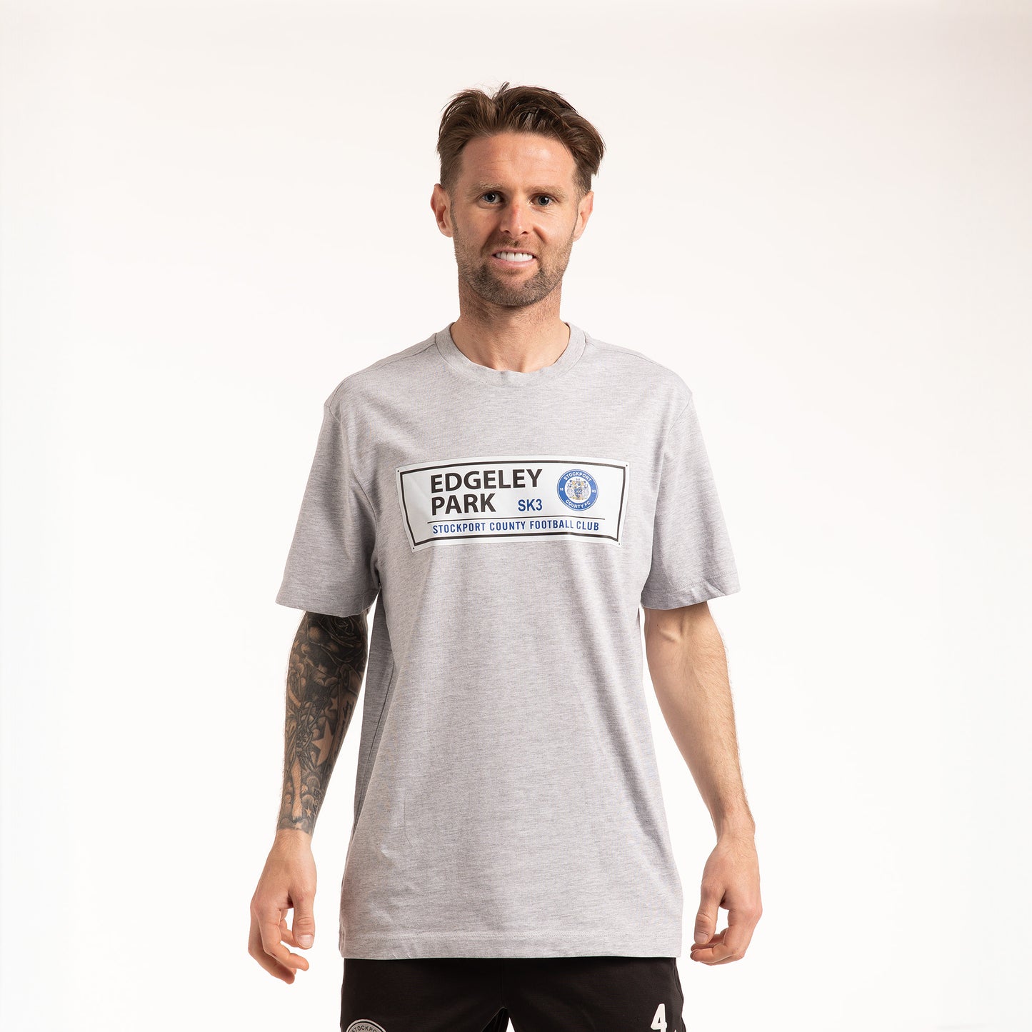 EDGELEY PARK STREET SIGN - STOCKPORT COUNTY FC Crew Neck S/sl Tee