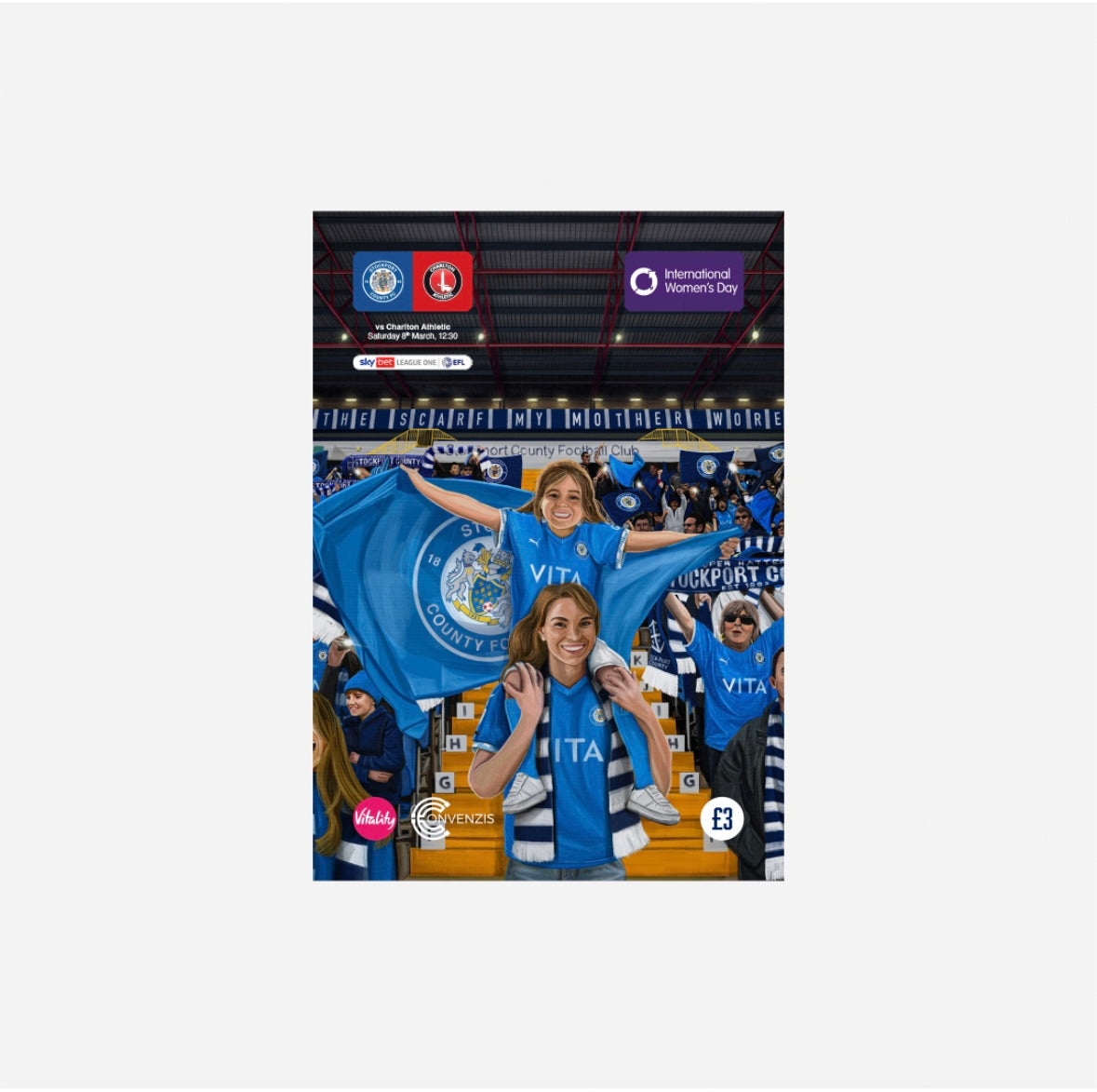 24/25 Stockport County vs Charlton Athletic Programme