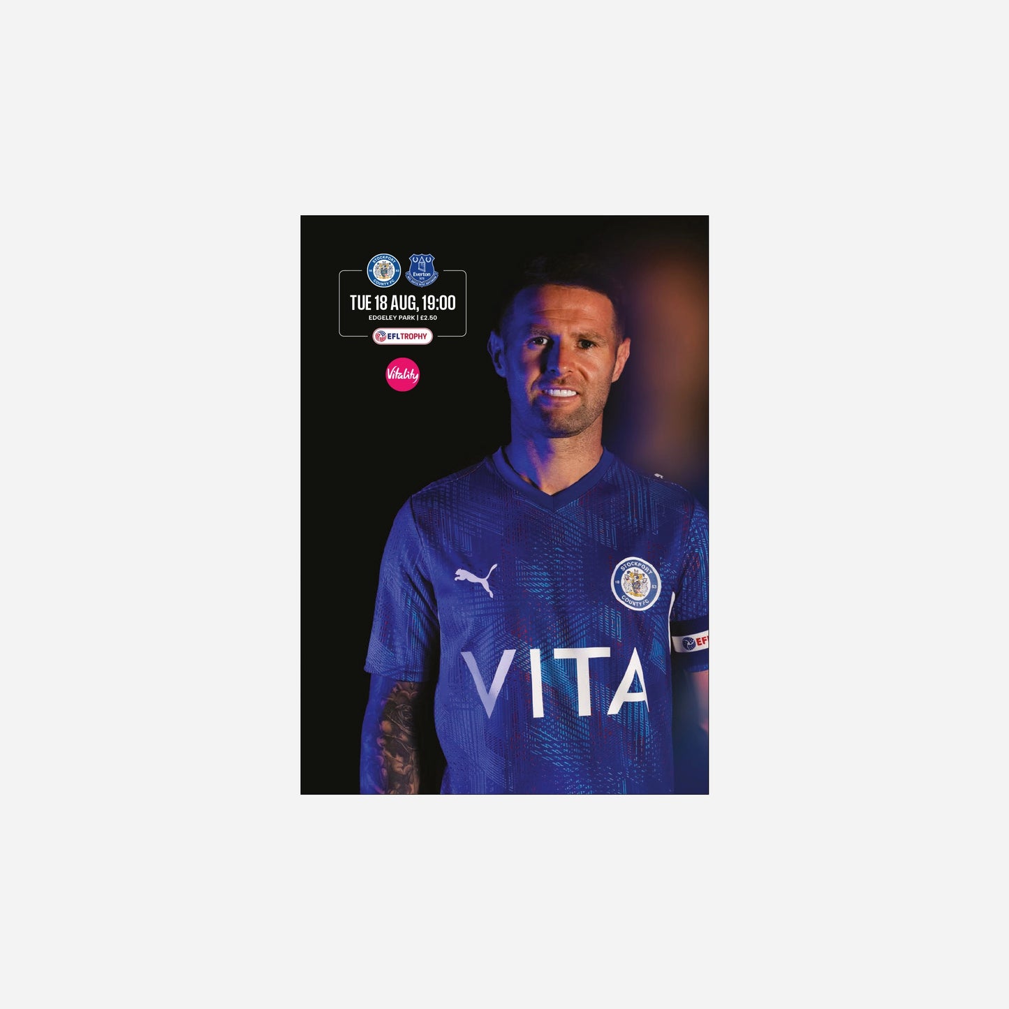 26/27 Stockport County Vs Everton U21's Vertu Trophy Programme (Digital Download)