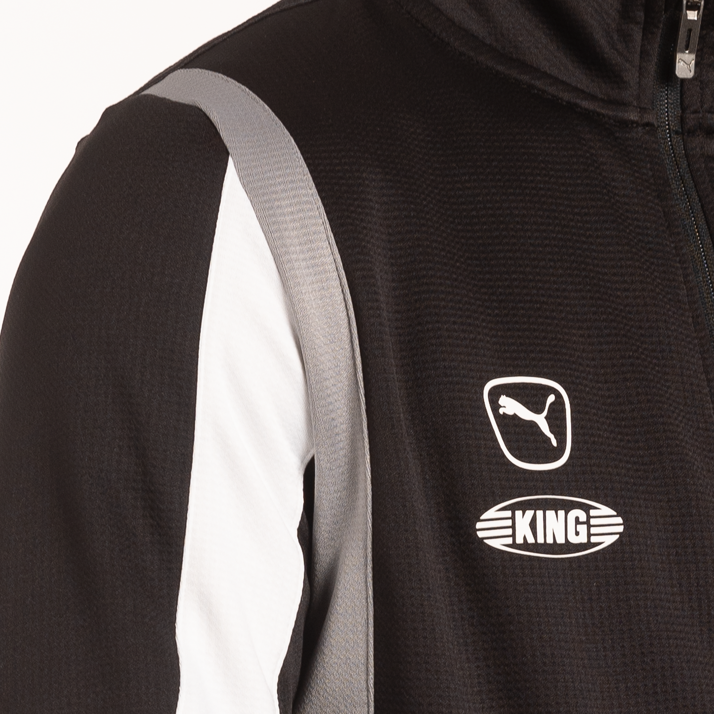 24/25 Black/Grey Puma King Full Zip Jacket