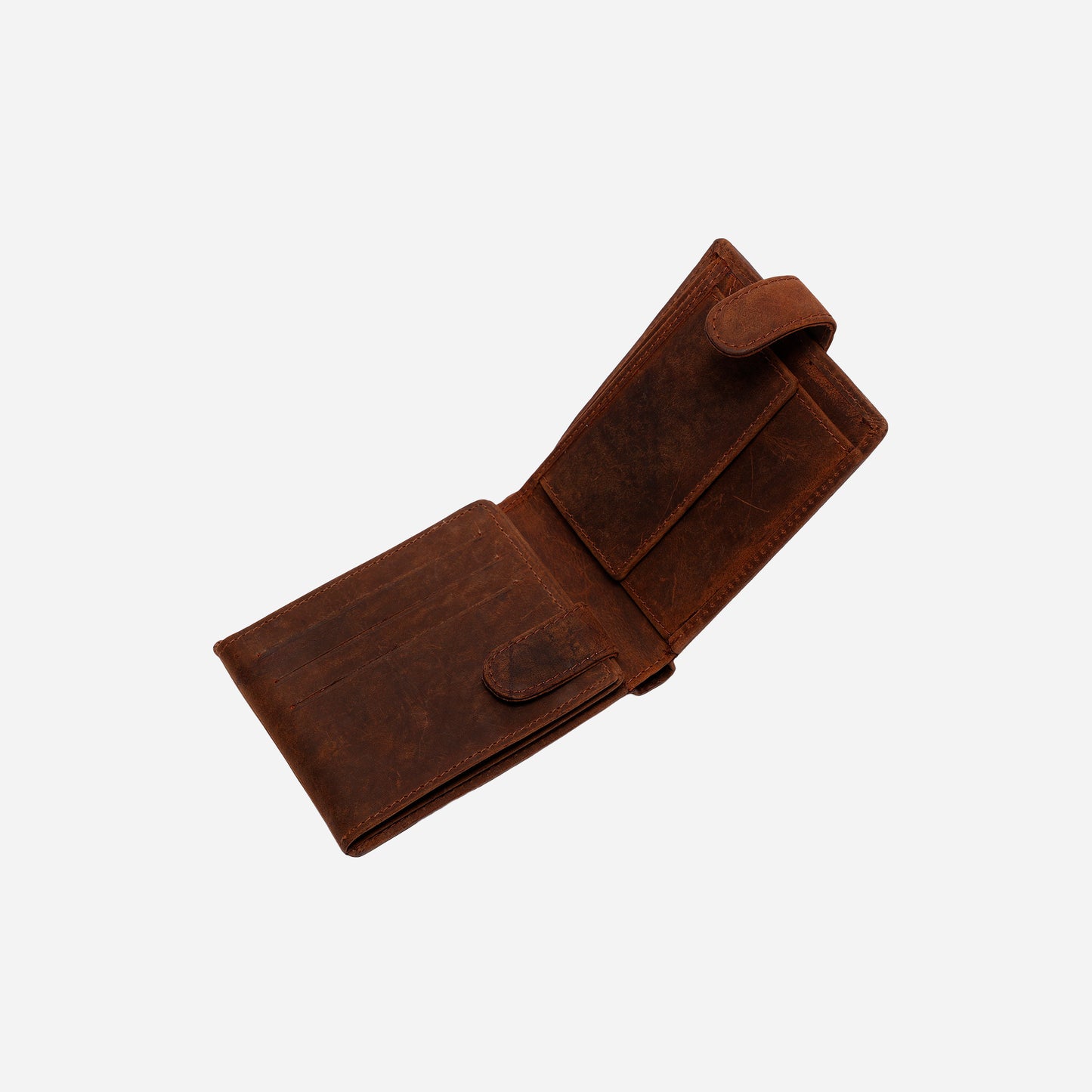 SCFC Brown Crest Leather Wallet