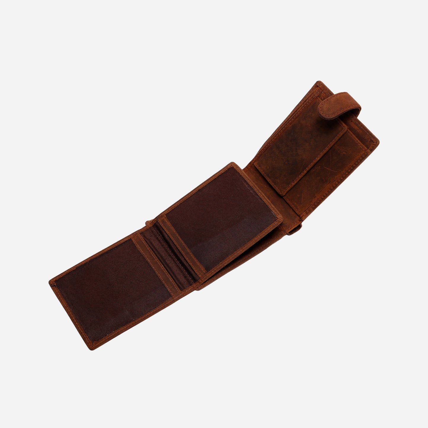 SCFC Brown Crest Leather Wallet