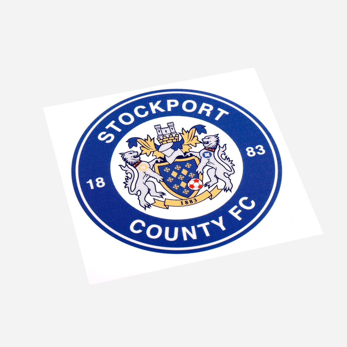 County Badge Car Sticker