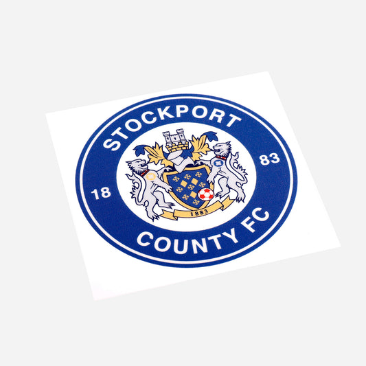 County Badge Car Sticker