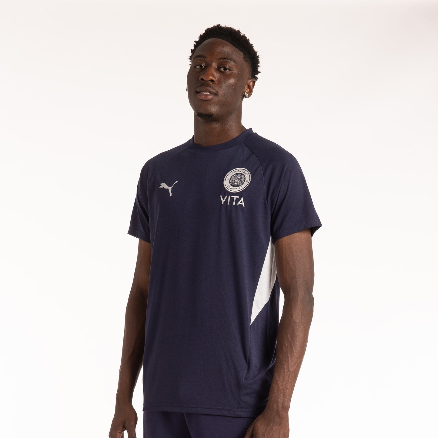 Travela Short Sleeve Travel Tee (Navy)