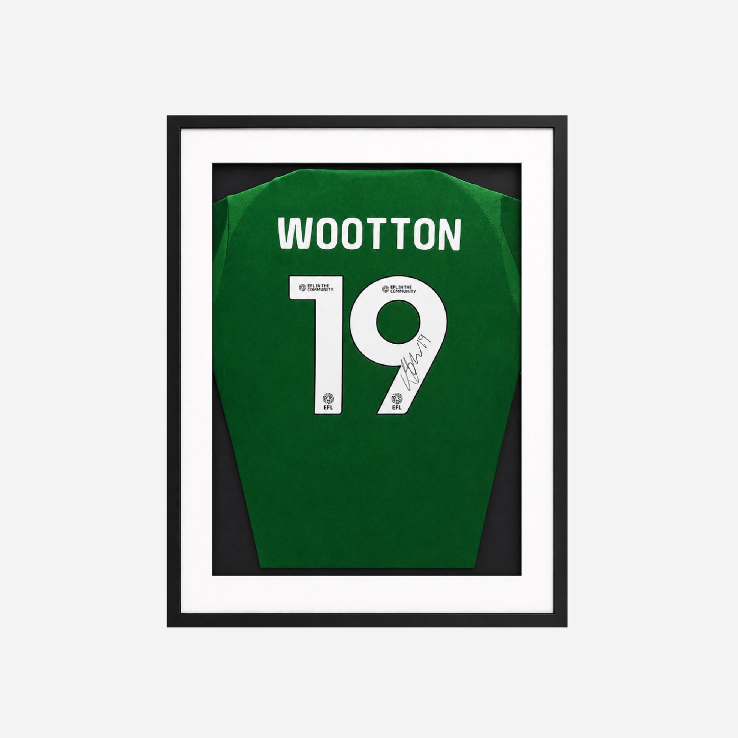Framed Kyle Wootton Signed Shirt