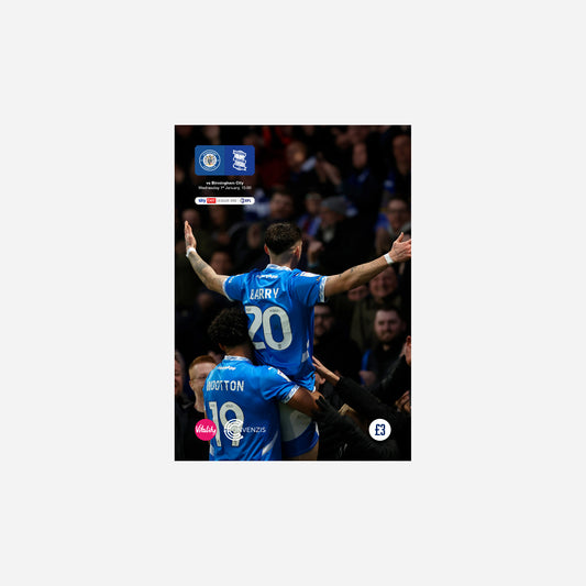 24/25 Stockport County vs Birmingham City Programme