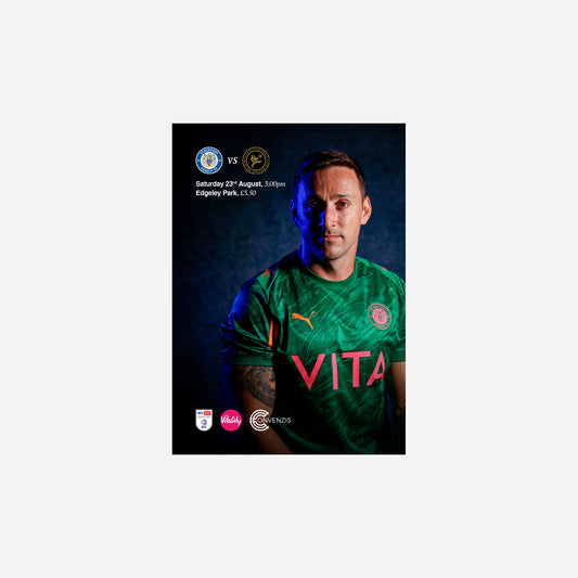 25/26 Stockport County VS Burton Albion Programme