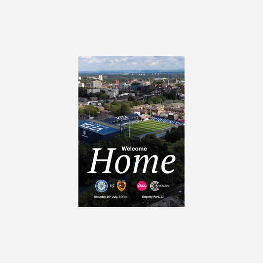 25/26 Pre Season Friendly vs Hull City Programme