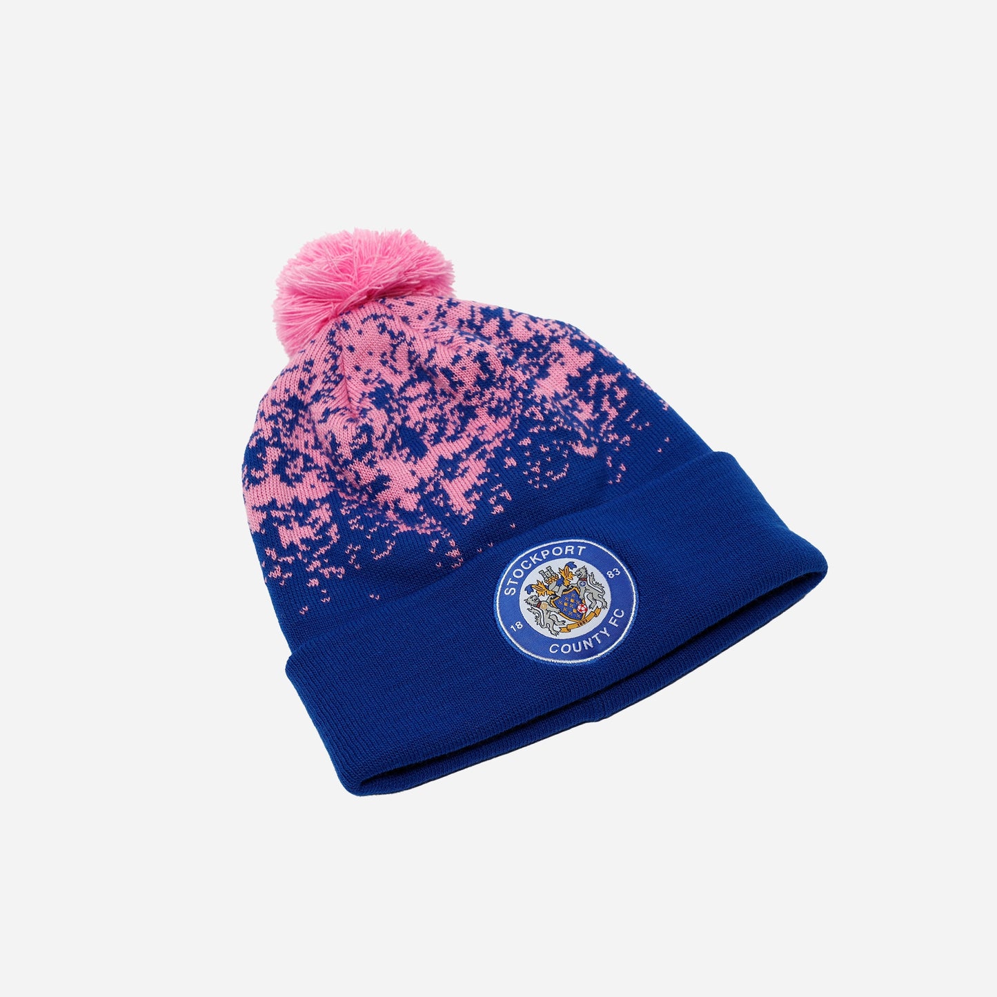 SCFC Pink Shaded Bobble Hat