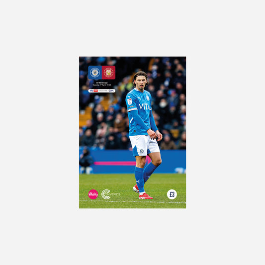 24/25 Stockport County vs Stevenage Programme
