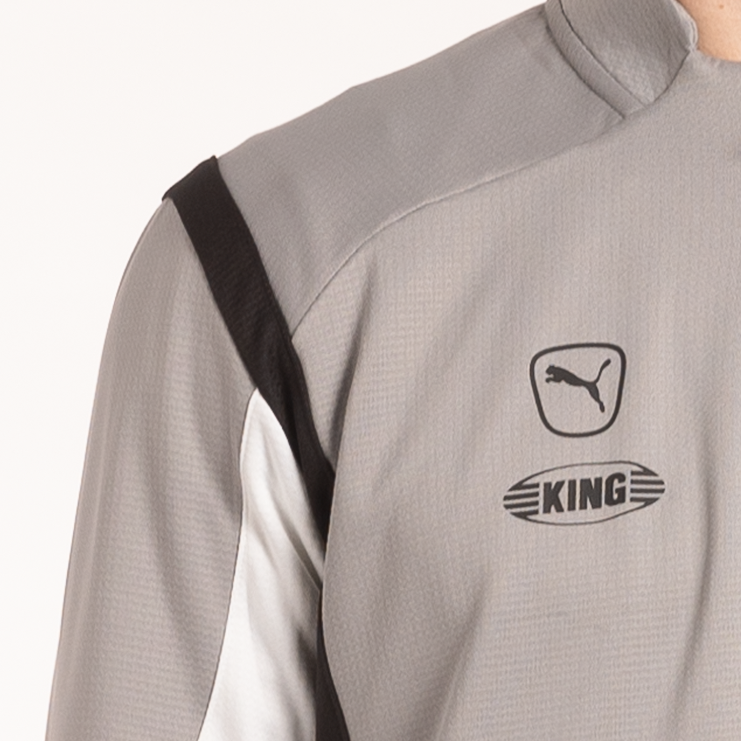 24/25 Grey Puma King 1/4 Zip Jacket