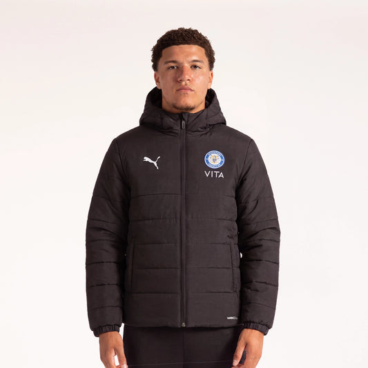 26/27 Pro Training Hooded Bubble Coat Black