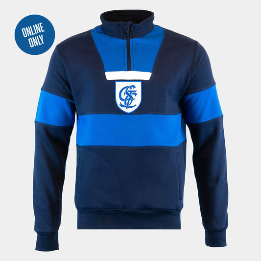 96/97 Home Retro 1/4 Zip Panel Sweatshirt