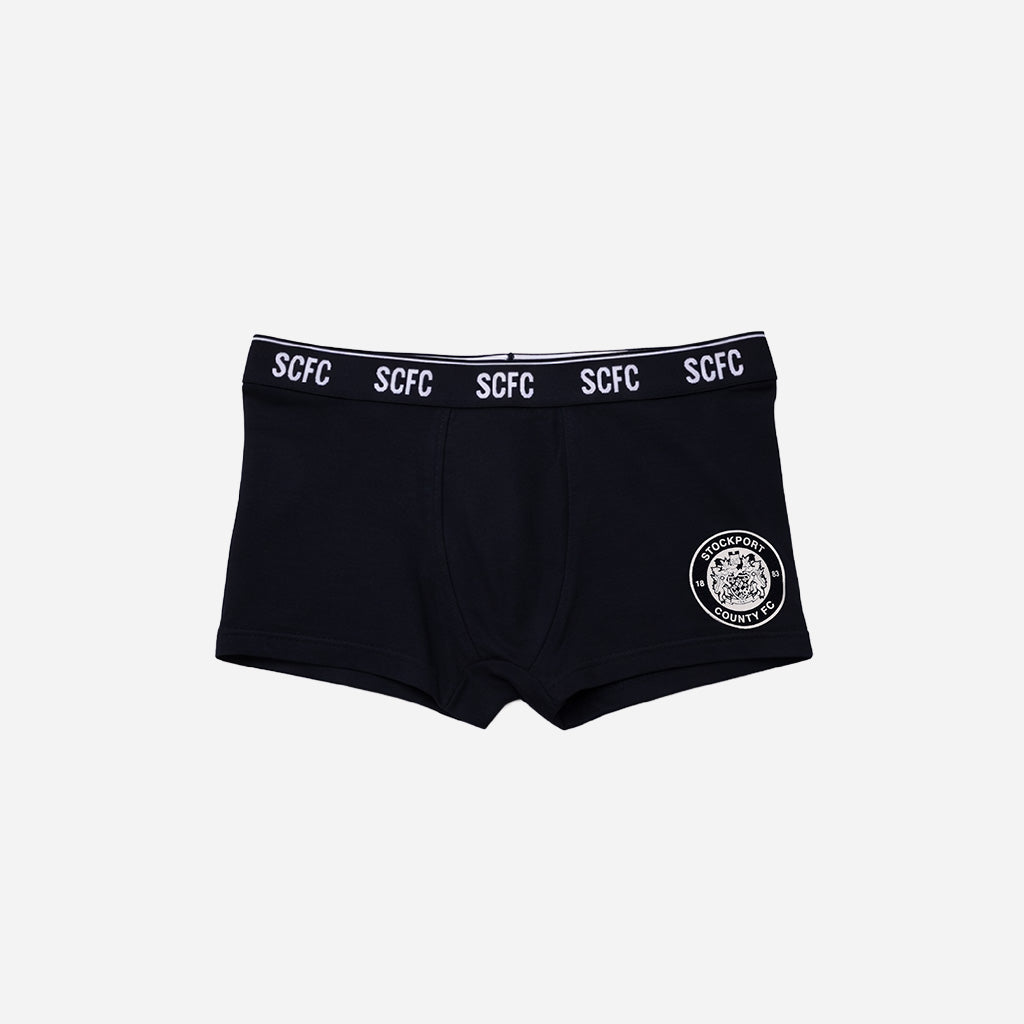 Stockport County Crest Boxer Short 2 Pack