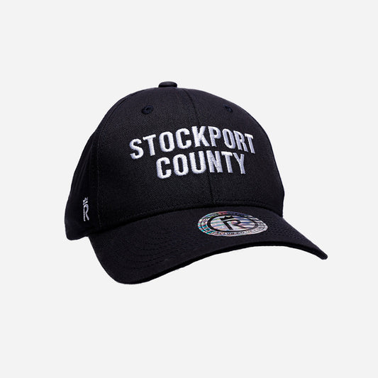 Stockport County x Rex Club Navy Adjustable Cap with Text