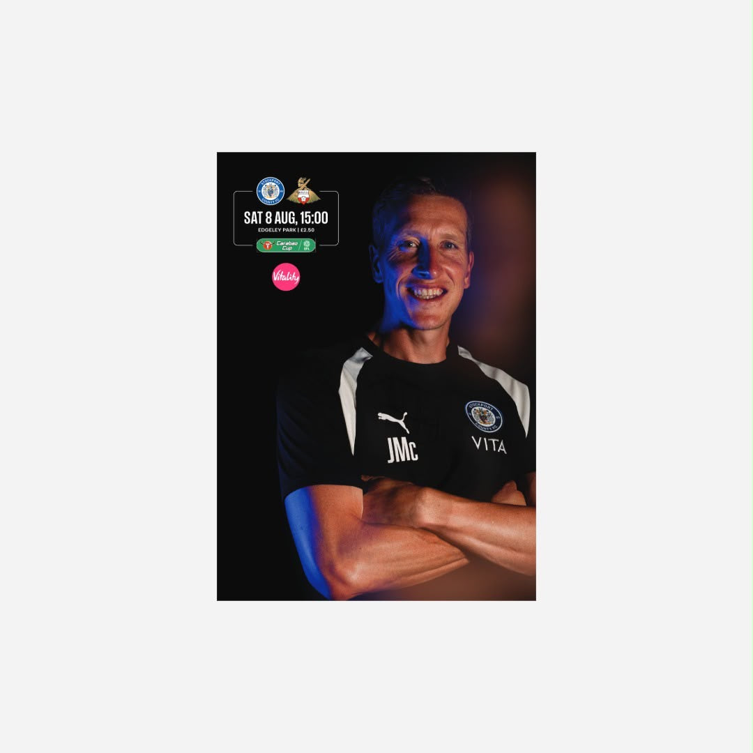 26/27 Stockport County Vs Doncaster Rovers Carabao Cup Programme