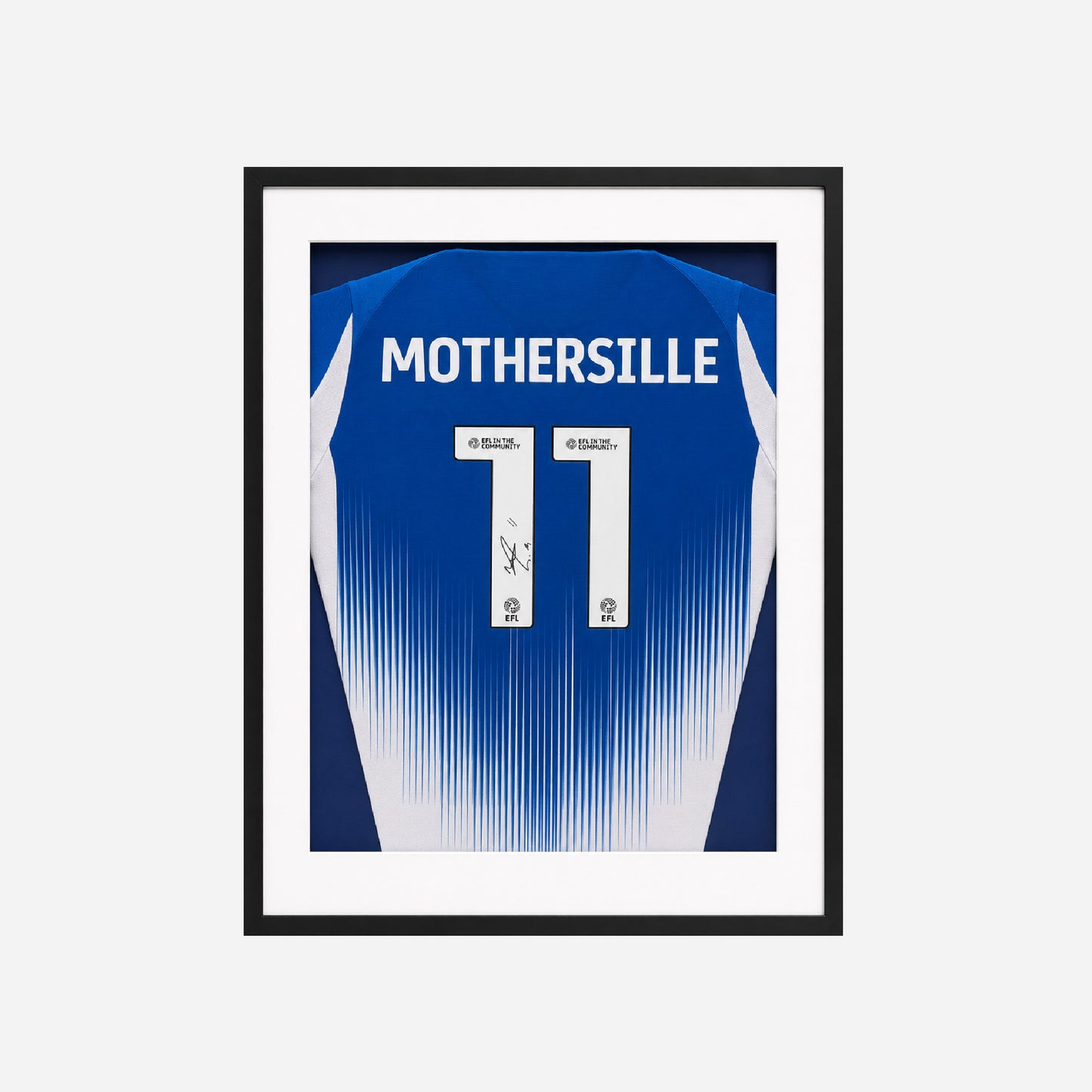 Frramed Malik Mothersille Signed Shirt