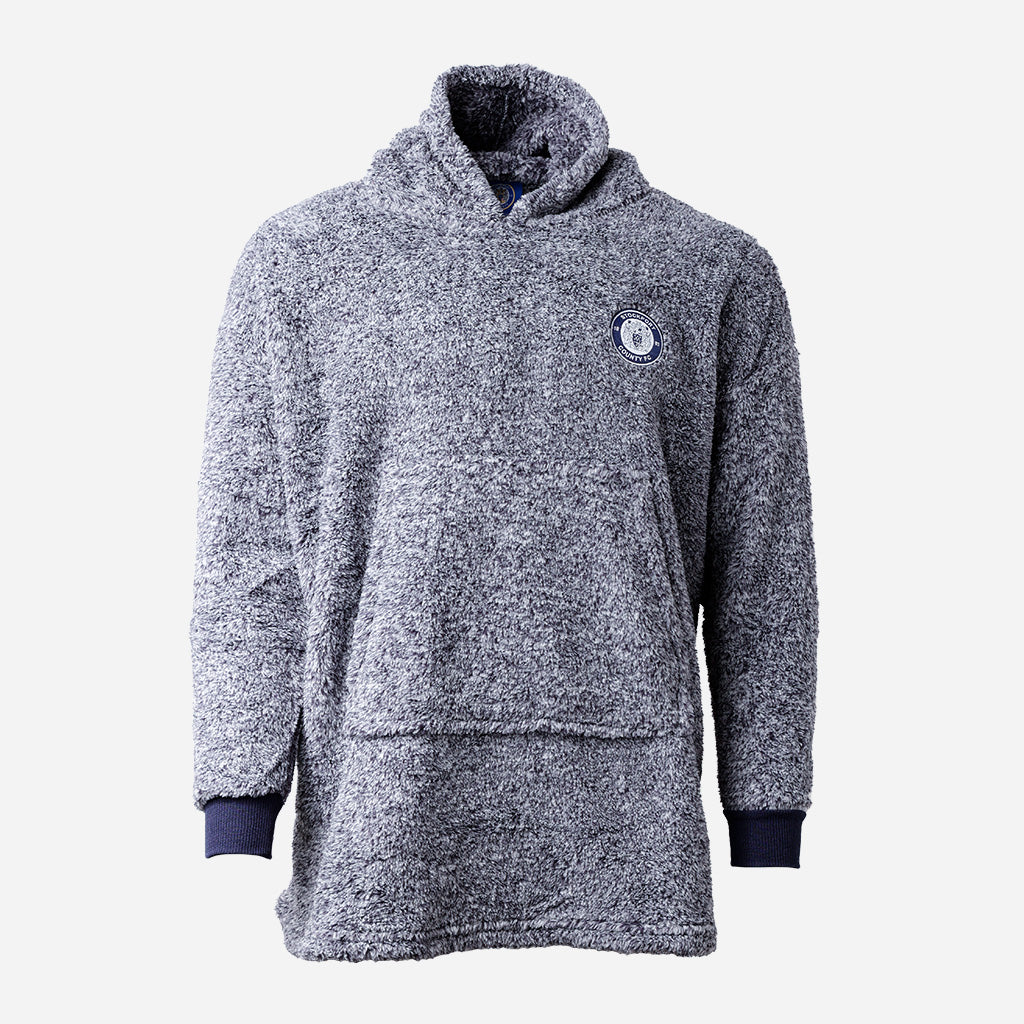 Stockport County Oversized Oodie Navy Marl One Size Juniors