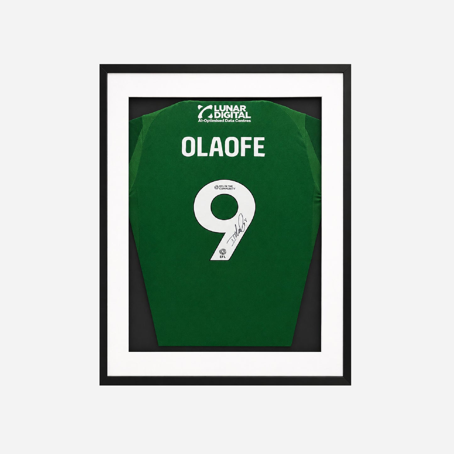 Framed TANTO Olaofe Signed Shirt