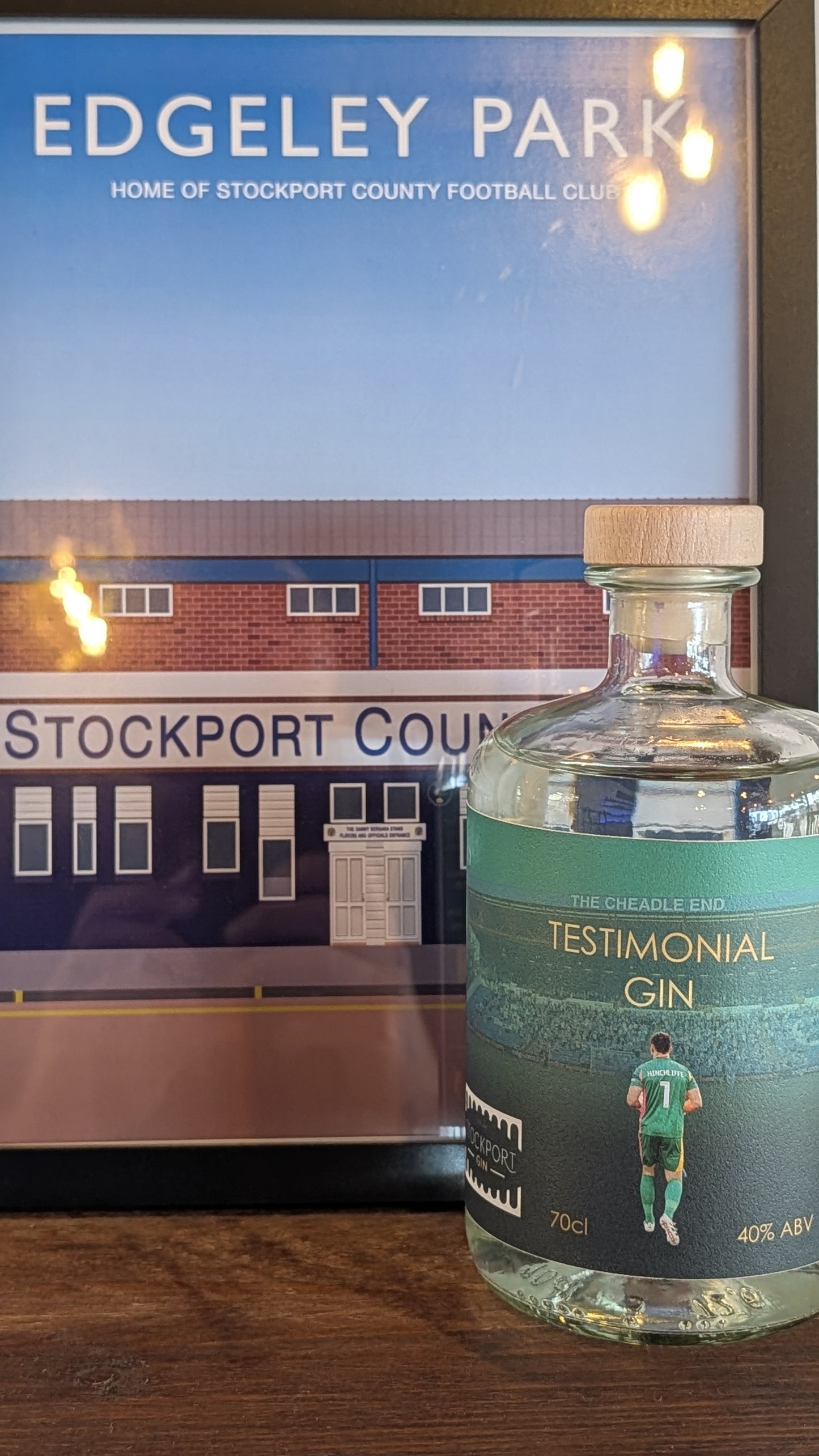 Ben Hinchliffe Testimonial Gin (Signed Bottle)