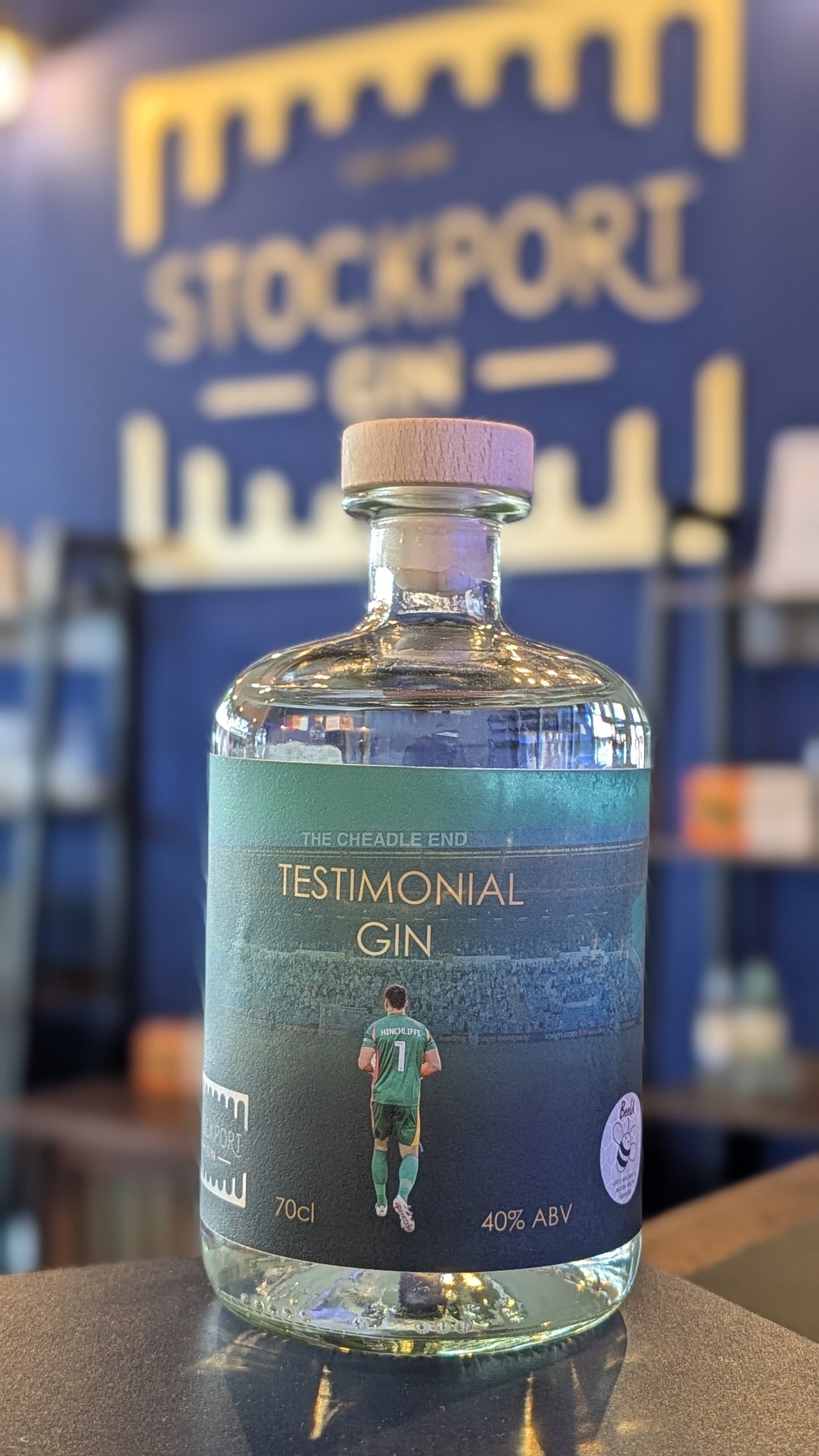 Ben Hinchliffe Testimonial Gin (Signed Bottle)