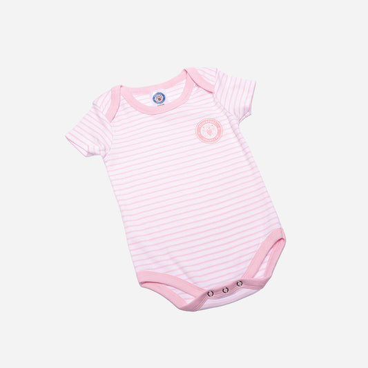 Lindsay Bodysuit Pink & White