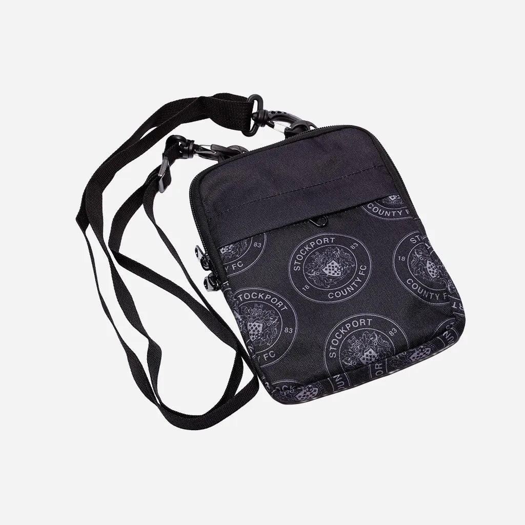 SCFC Black All Over Print Festival Bag
