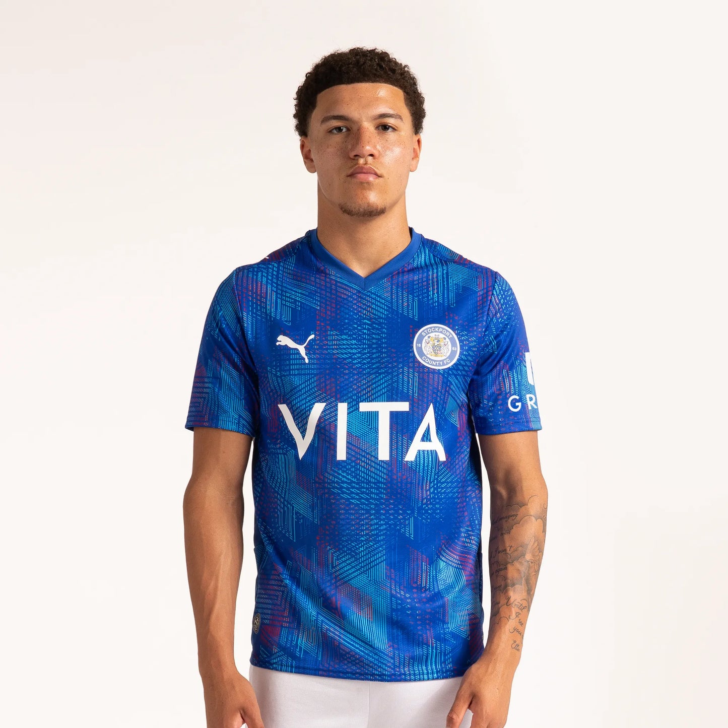 Stockport County 26/27 Home Shirt Front