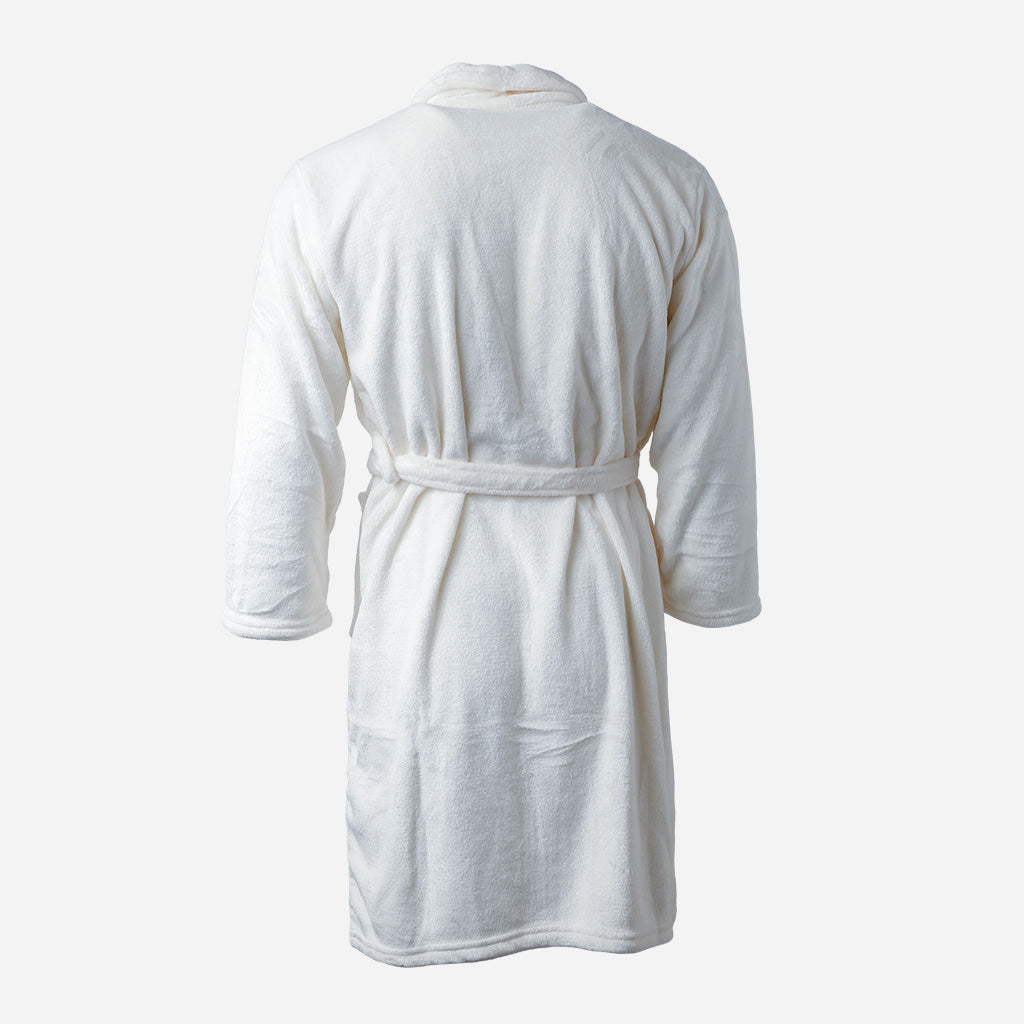 SCFC Crest Off White Dressing Gown Women's