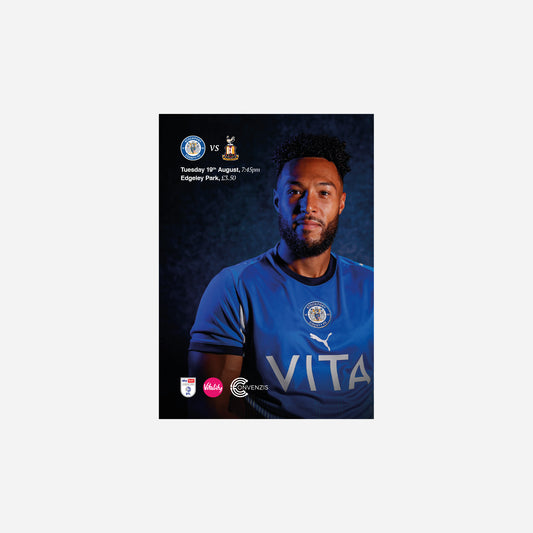 25/26 Stockport County VS Bradford City Programme