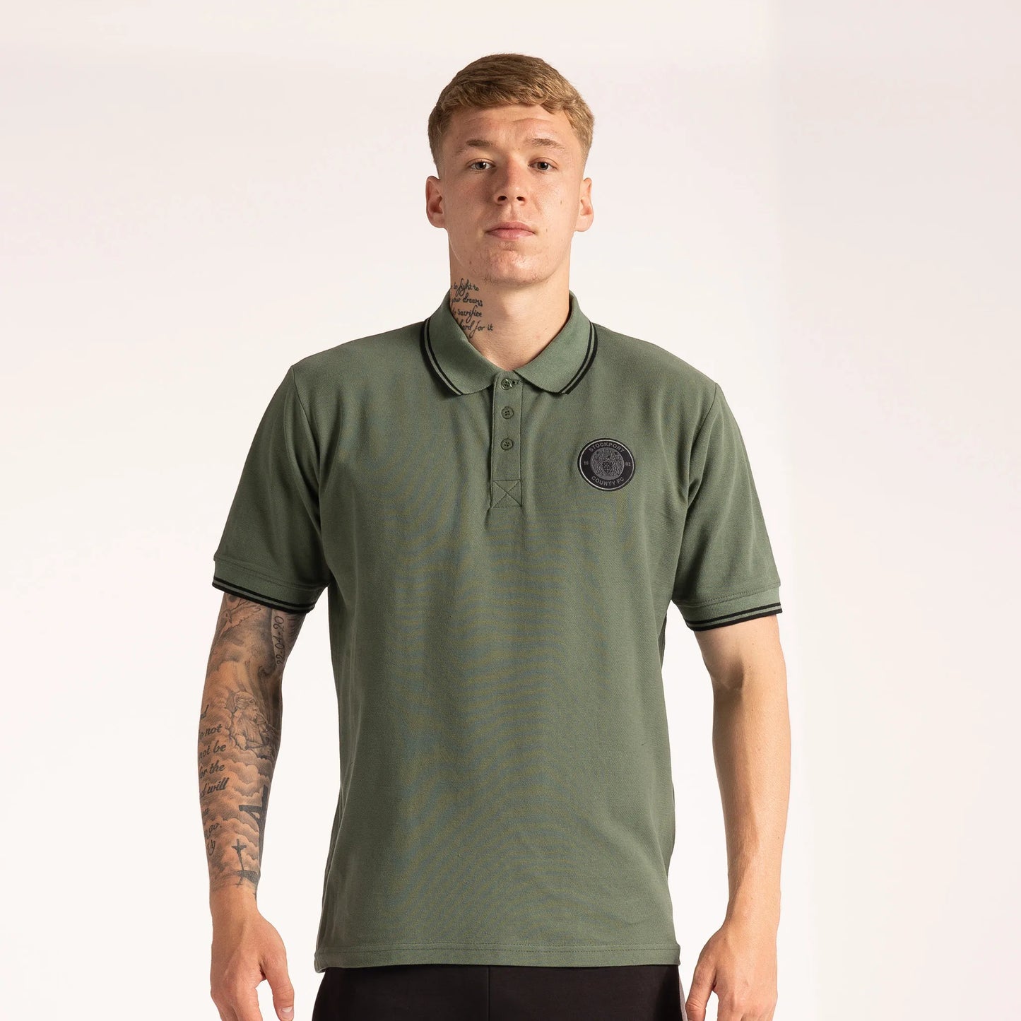 SCFC Crest Away Days Classic Twin Stripe Collar Polo