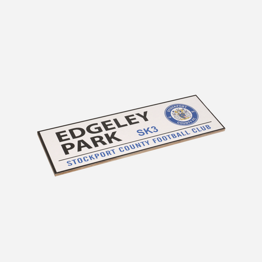 Edgeley Park Street Sign