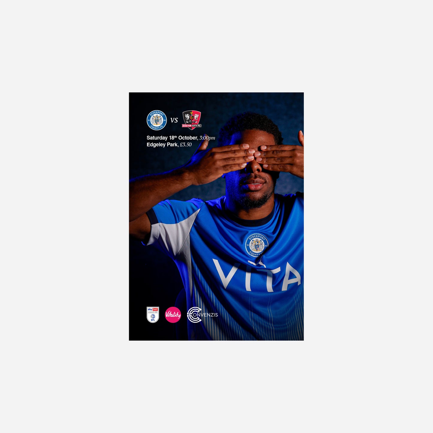 25/26 Stockport County Vs Exeter City Programme