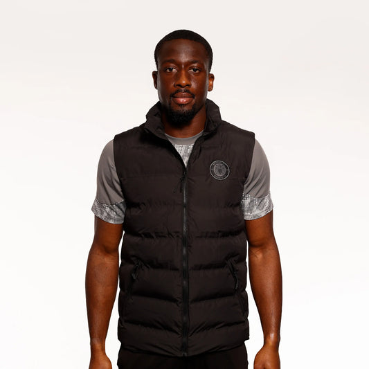 SCFC Avondale Bubble Gilet Black