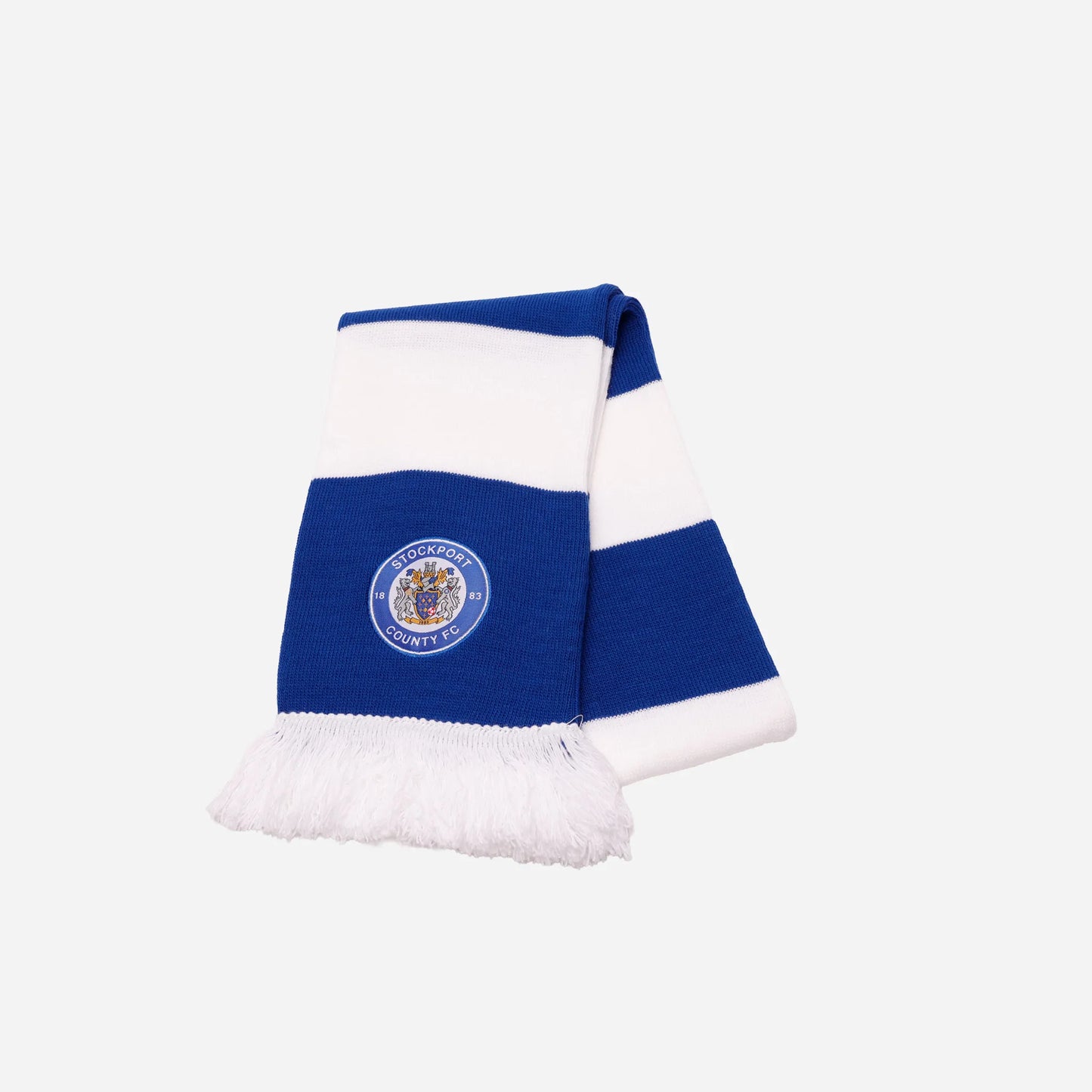 Kids Crest Bar Scarf And Bobble Hat Set