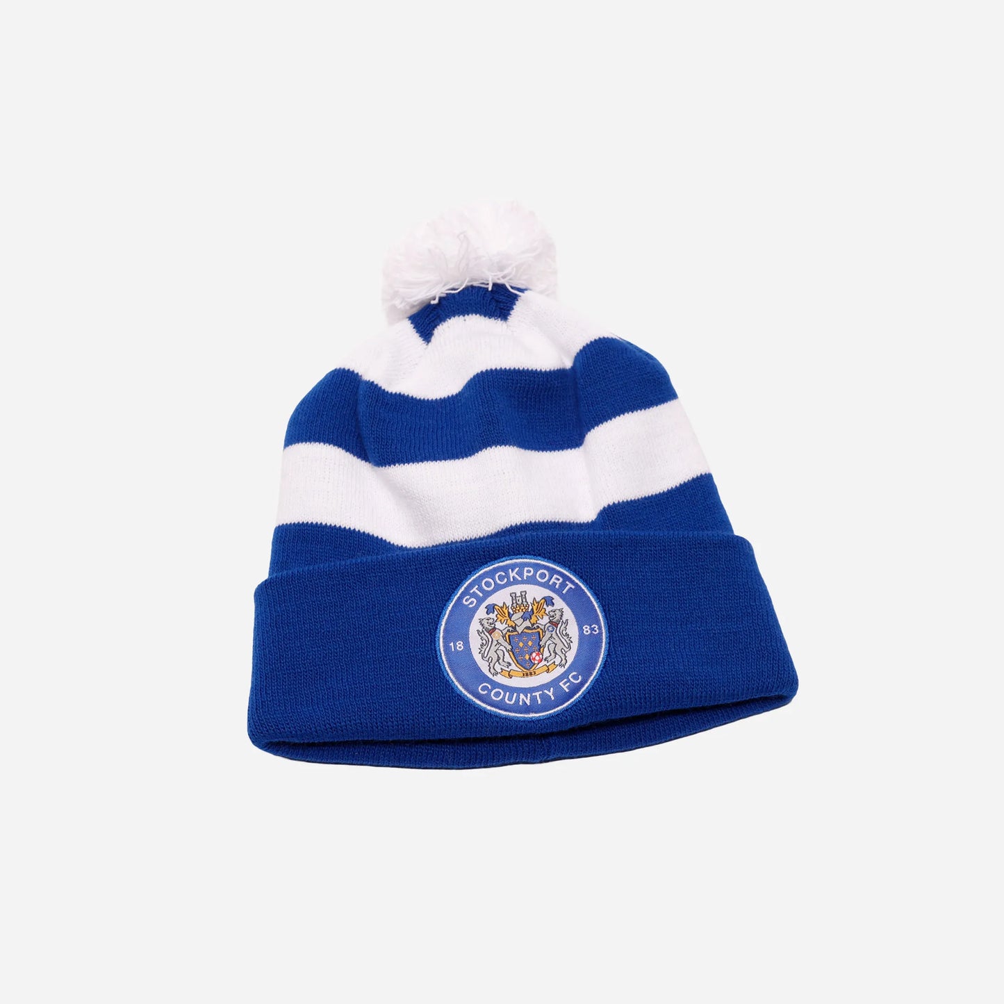 Kids Crest Bar Scarf And Bobble Hat Set