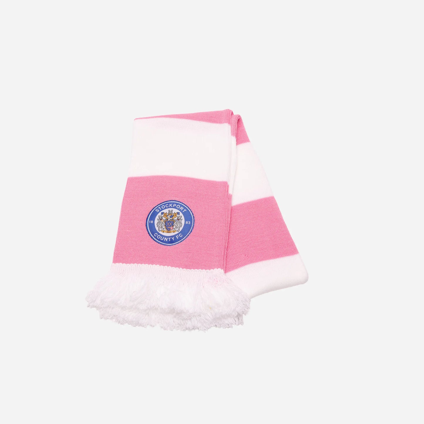 Kids Crest Bar Scarf And Bobble Hat Set