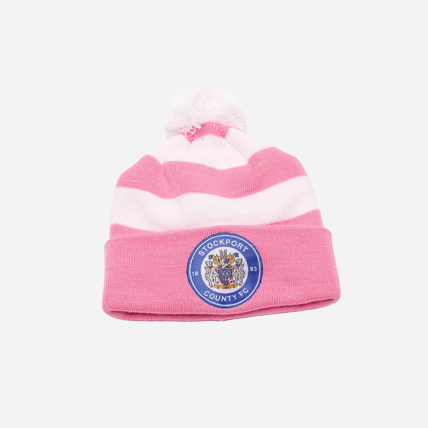 Kids Crest Bar Scarf And Bobble Hat Set