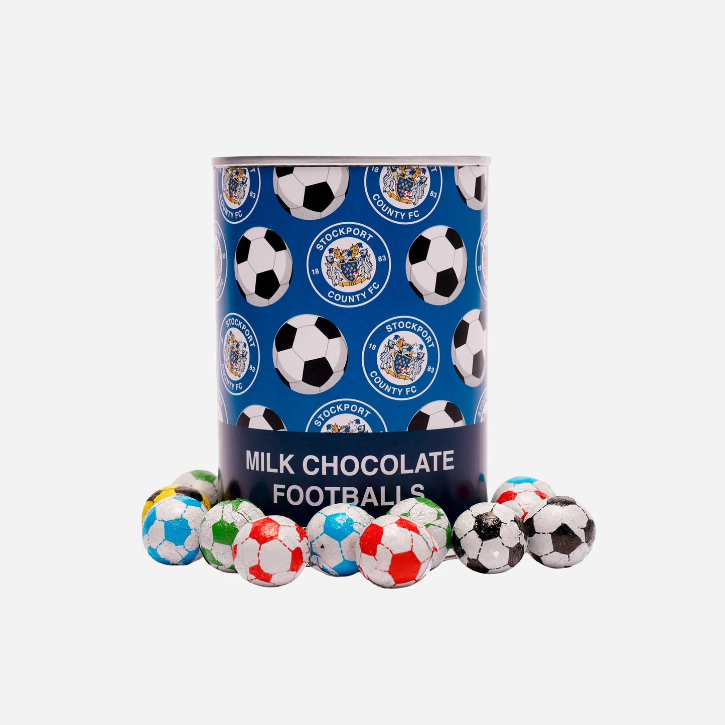 SCFC Milk Chocolate Footballs Tin