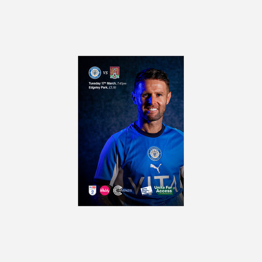 25/26 Stockport County Vs Northampton Town Programme