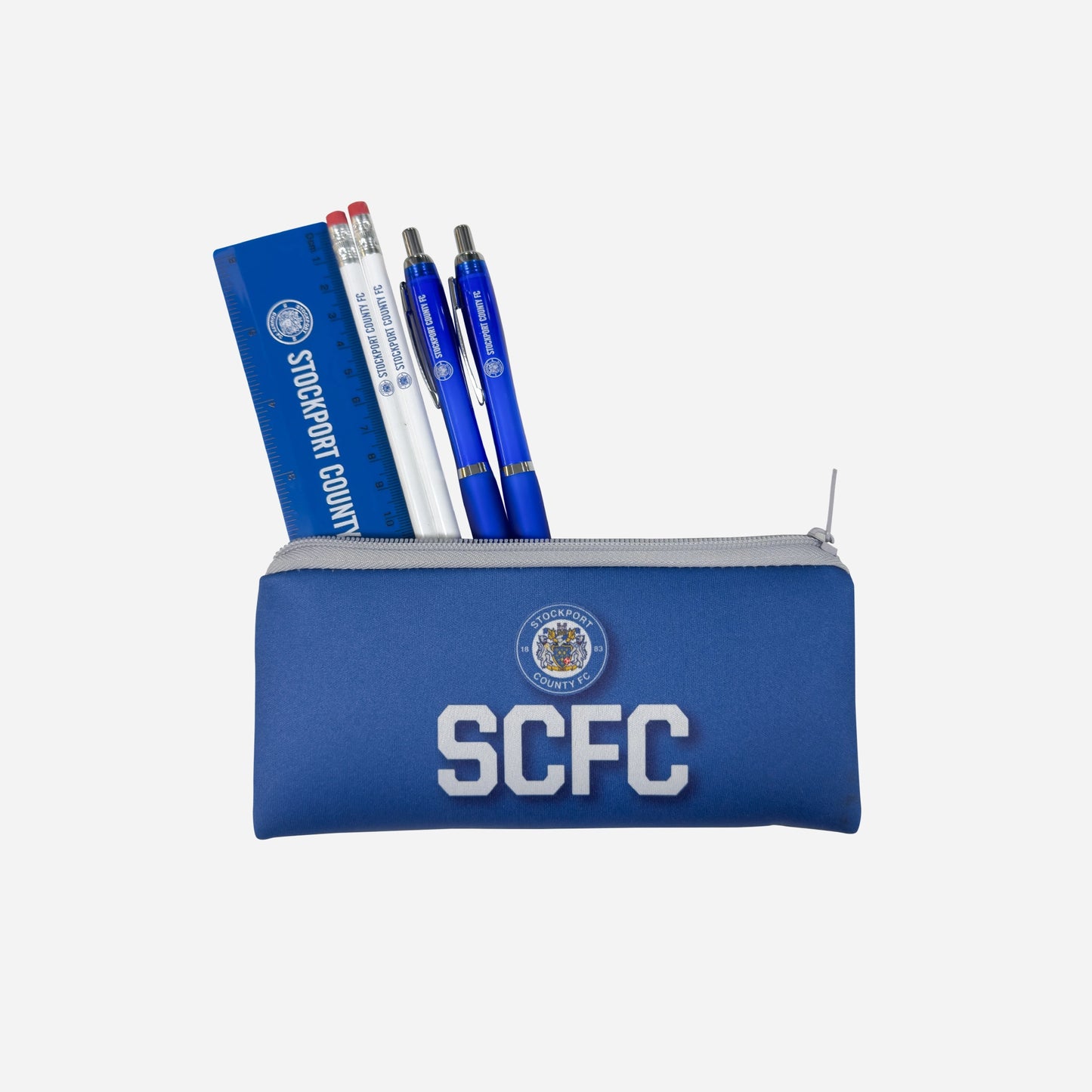 SCFC Pencil Case, Pens, Pencils and Ruler Set