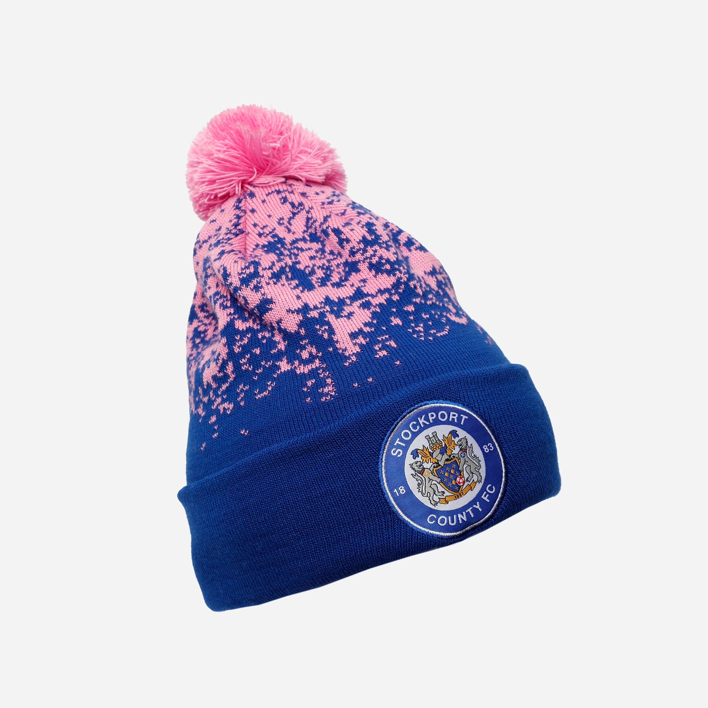 SCFC Pink Shaded Bobble Hat