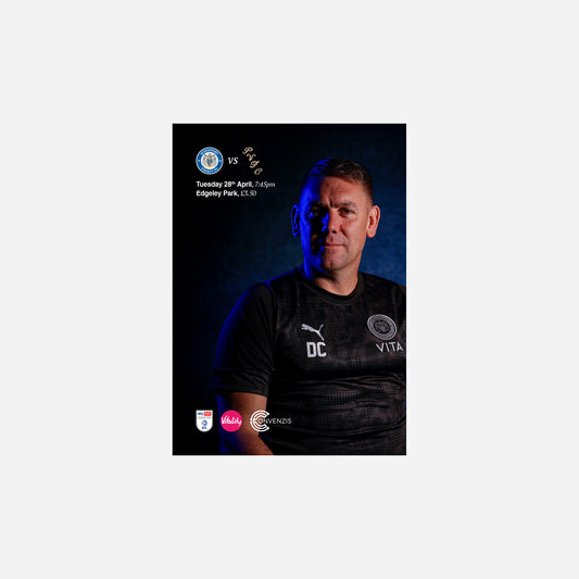 25/26 Stockport County Vs Port Vale Programme