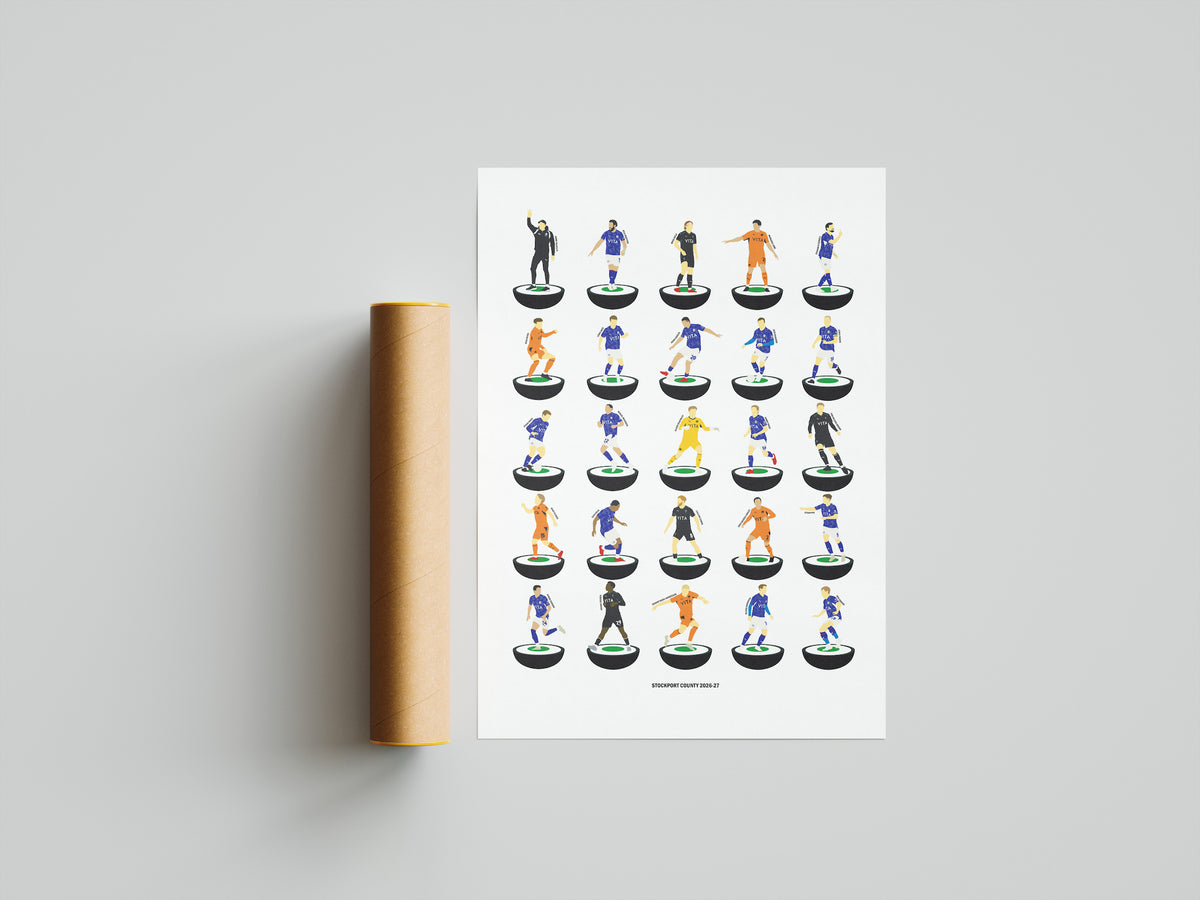 SCFC 26/27 A4 Squad Print