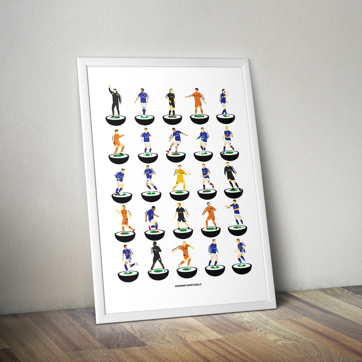 SCFC 26/27 A4 Squad Print