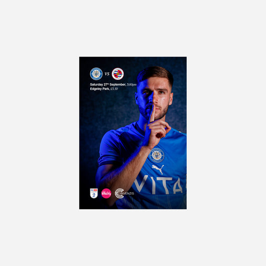 25/26 Stockport County Vs Reading Programme