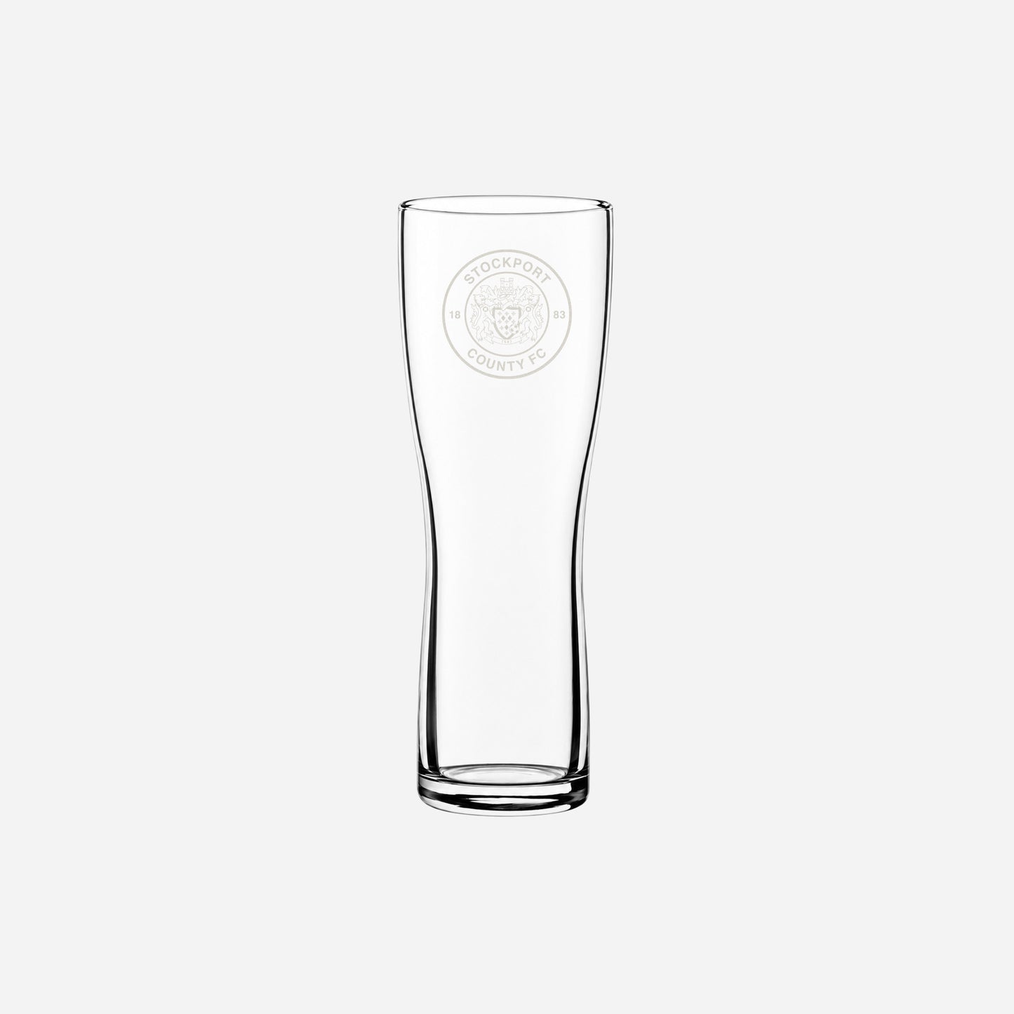 SCFC Peroni Style Crest Pint Glass