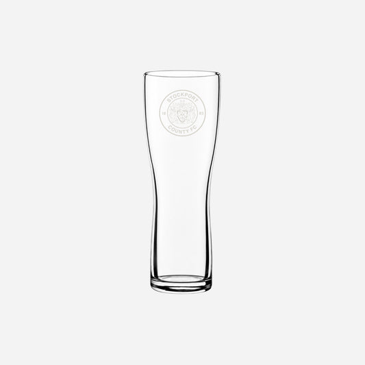SCFC Peroni Style Crest Pint Glass