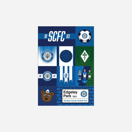 SCFC A4 Sticker Set